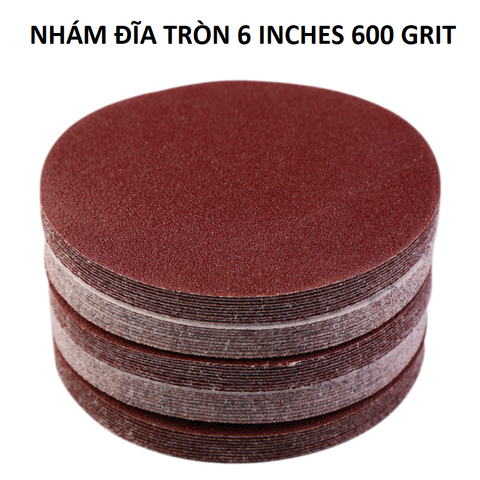  Nhám đĩa tròn 6 inches ( 150mm ) 600 Grit ( Taiwan ) 