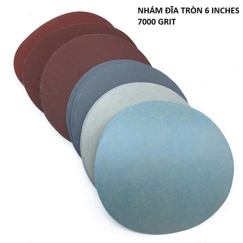  Nhám đĩa tròn 6 inches ( 150mm ) 7000 Grit ( Taiwan ) 