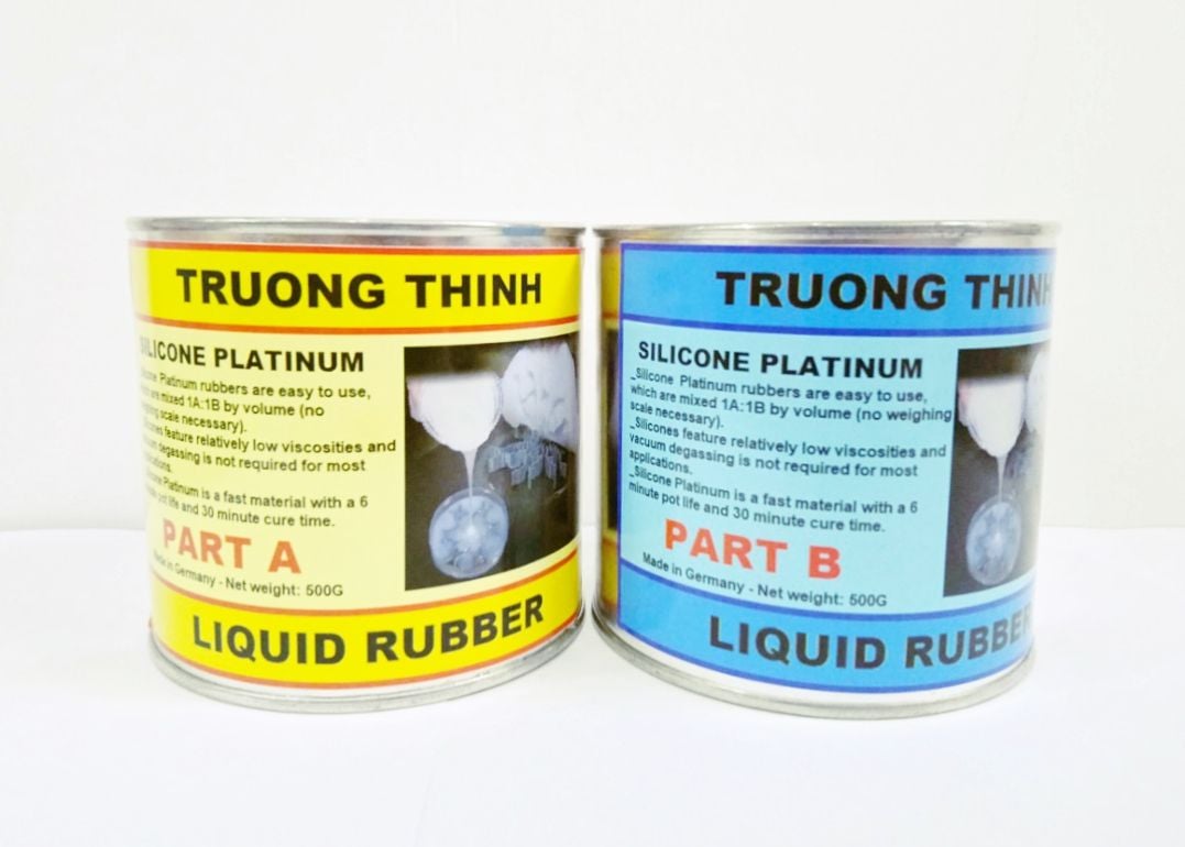 Silicone 1:1 bạch kim (1Kg) trong mờ