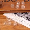 Set 5 quả cầu thủy tinh rỗng trong suốt làm trang sức resin
