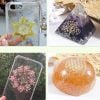 Bộ 10 tấm Sticker trang trí resin orgonite kích thước 4cm