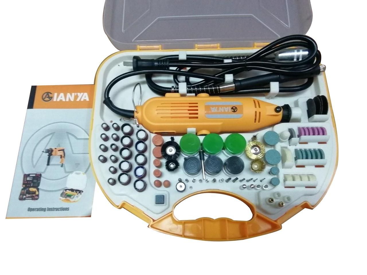 MÁY ĐÁNH BÓNG - KHOAN - MÀI ĐIÊU KHẮC ĐA NĂNG CẦM TAY GIANYA 100 ĐẦU CHÍNH HÃNG