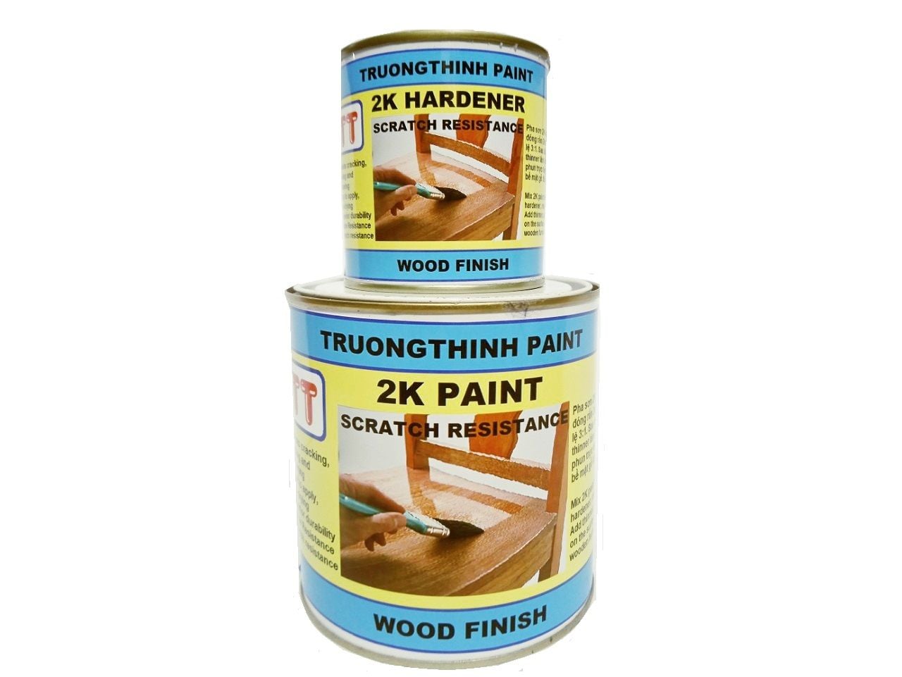 Sơn 2K Bóng chống trầy (1Kg)