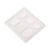 Khuôn Silicone đổ mặt dây chuyền Resin đá quý