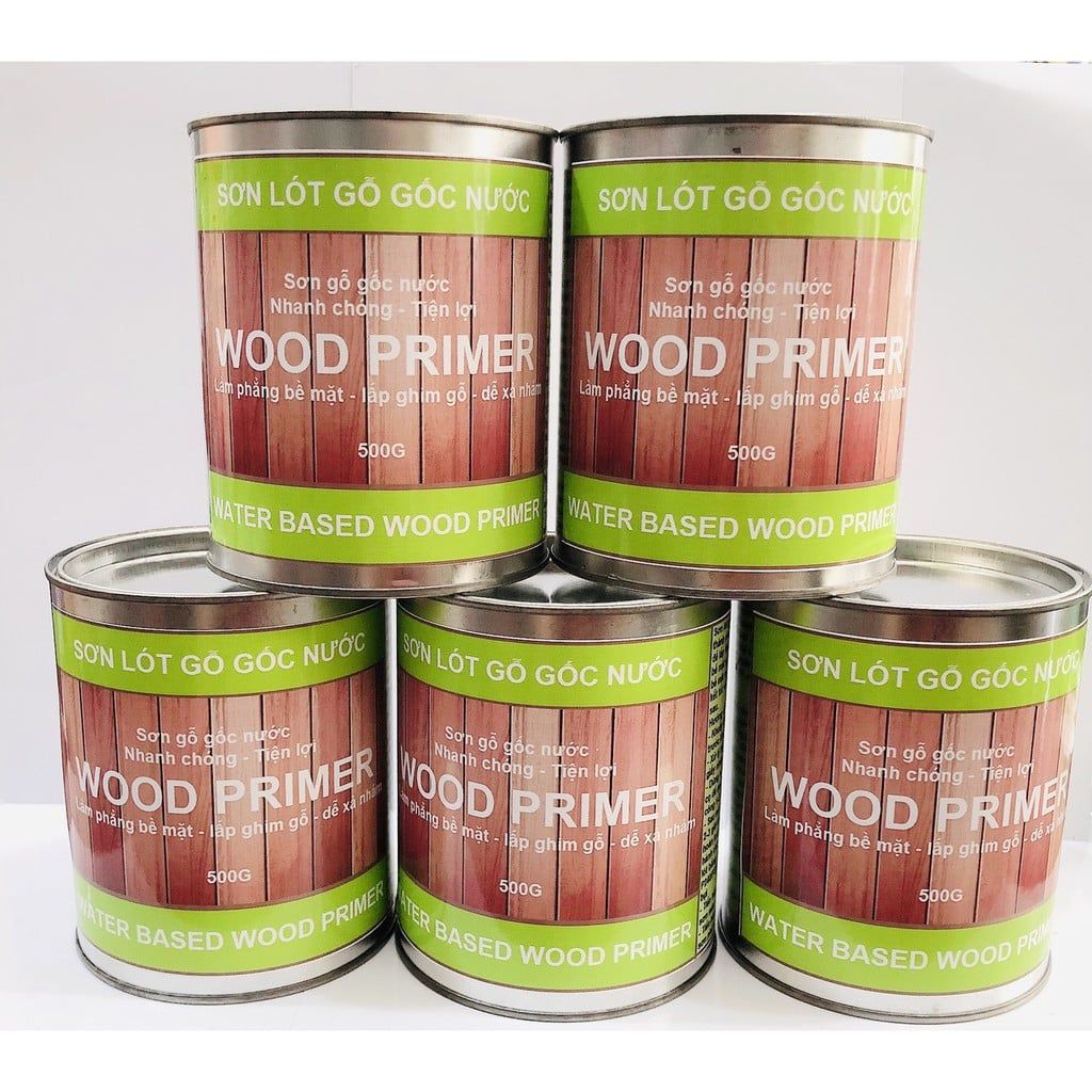 Sơn lót gỗ gốc nước 500G