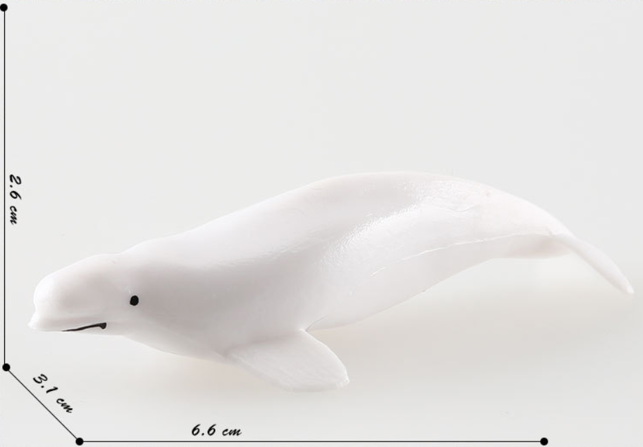 Mô hình cá voi trắng mini