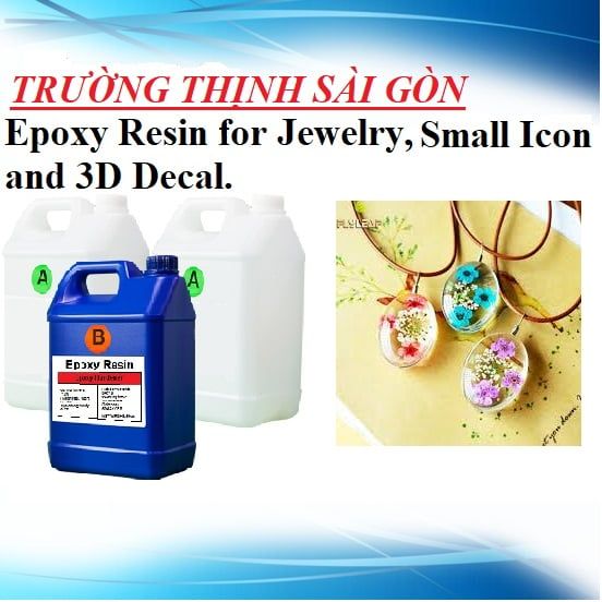 Epoxy Resin làm trang sức, tem 3D, keycap,... (R39AB) thùng 20Kg