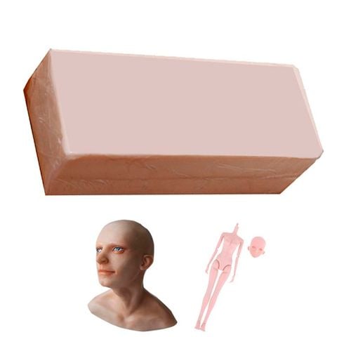  Đất sét nung Polymer Plastic 250g màu da người 