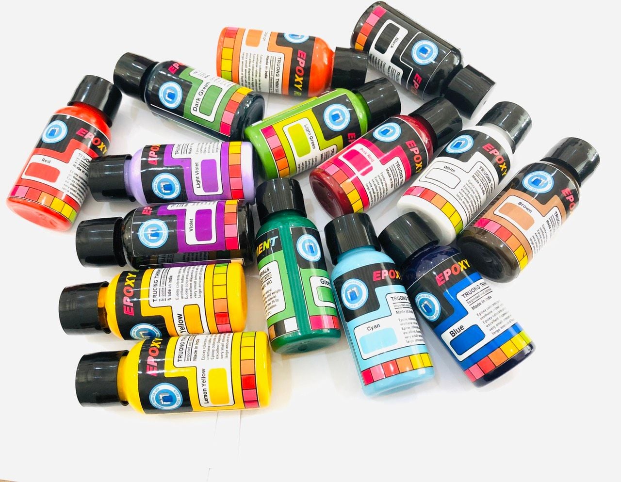 Màu pha nhựa Acrylic Resin (Màu đặc) chai 50G