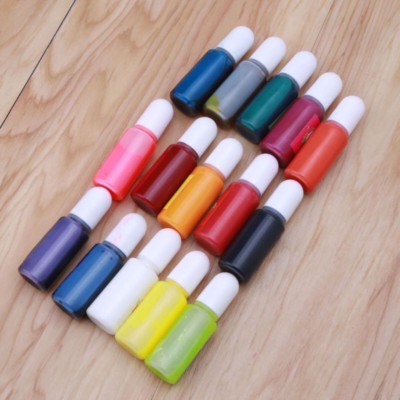Màu pha Resin 10ml màu trong