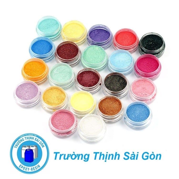 Màu nhũ ánh kim mini trang trí sản phẩm epoxy Resin