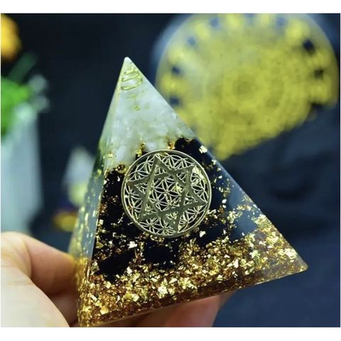  Bộ 10 tấm Sticker trang trí resin orgonite kích thước 4cm 