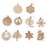 Bộ 10 tấm Sticker trang trí resin orgonite kích thước 4cm