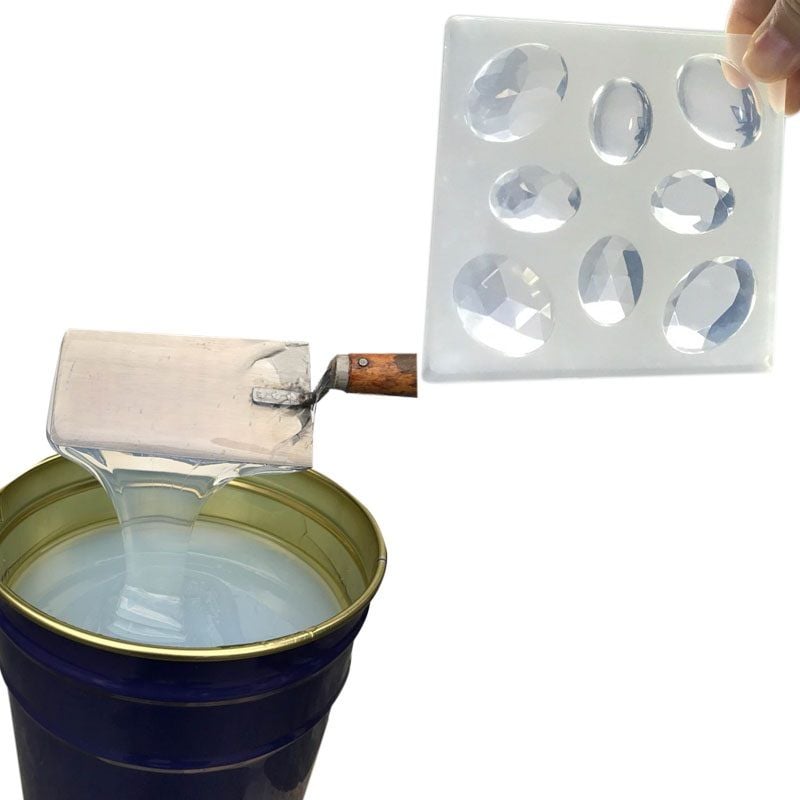 Silicone bạch kim 1:10 trong suốt cao cấp thùng 20Kg