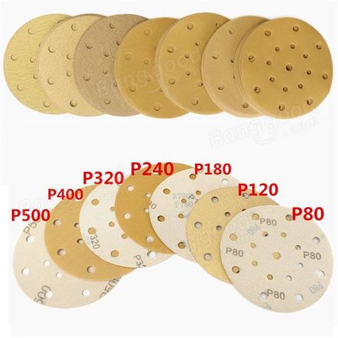  Giấy nhám đĩa PACO dán cao cấp  6 inches 15cm ( nhám phá ) từ 60 đến 600 