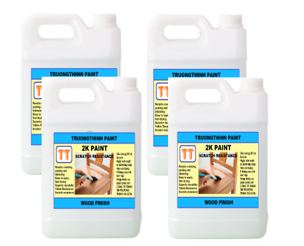 Sơn 2K bóng chống trầy (thùng 20Kg, tỉ lệ 3:1)