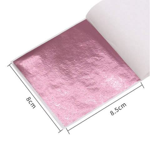  100 lá dát màu hồng (9cmx 9cm) 