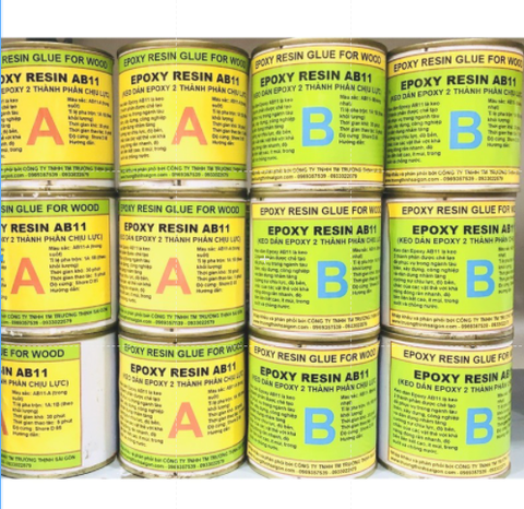  Keo dán chịu lực EPOXY AB11 bộ 500G 