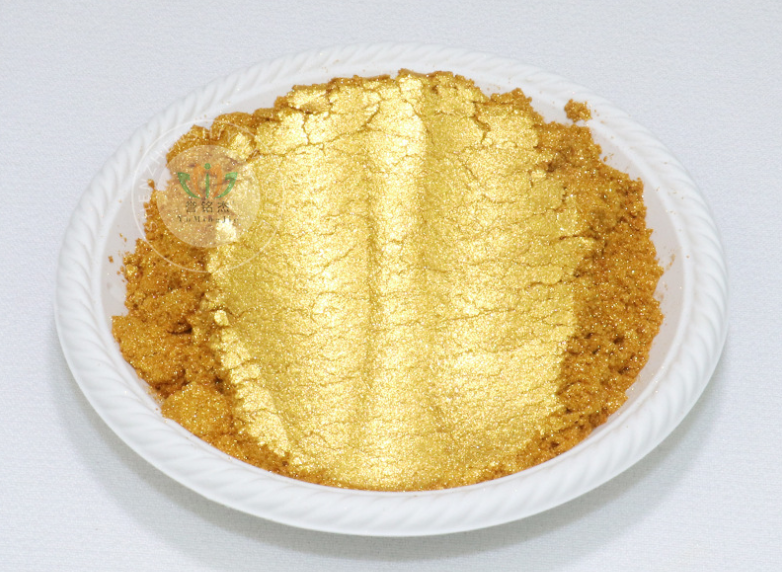 Màu bột nhũ kim Màu vàng hoàng kim G307
