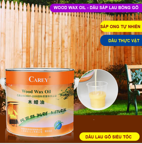  Dầu sáp lau bóng gỗ hoàn thiện Carey 