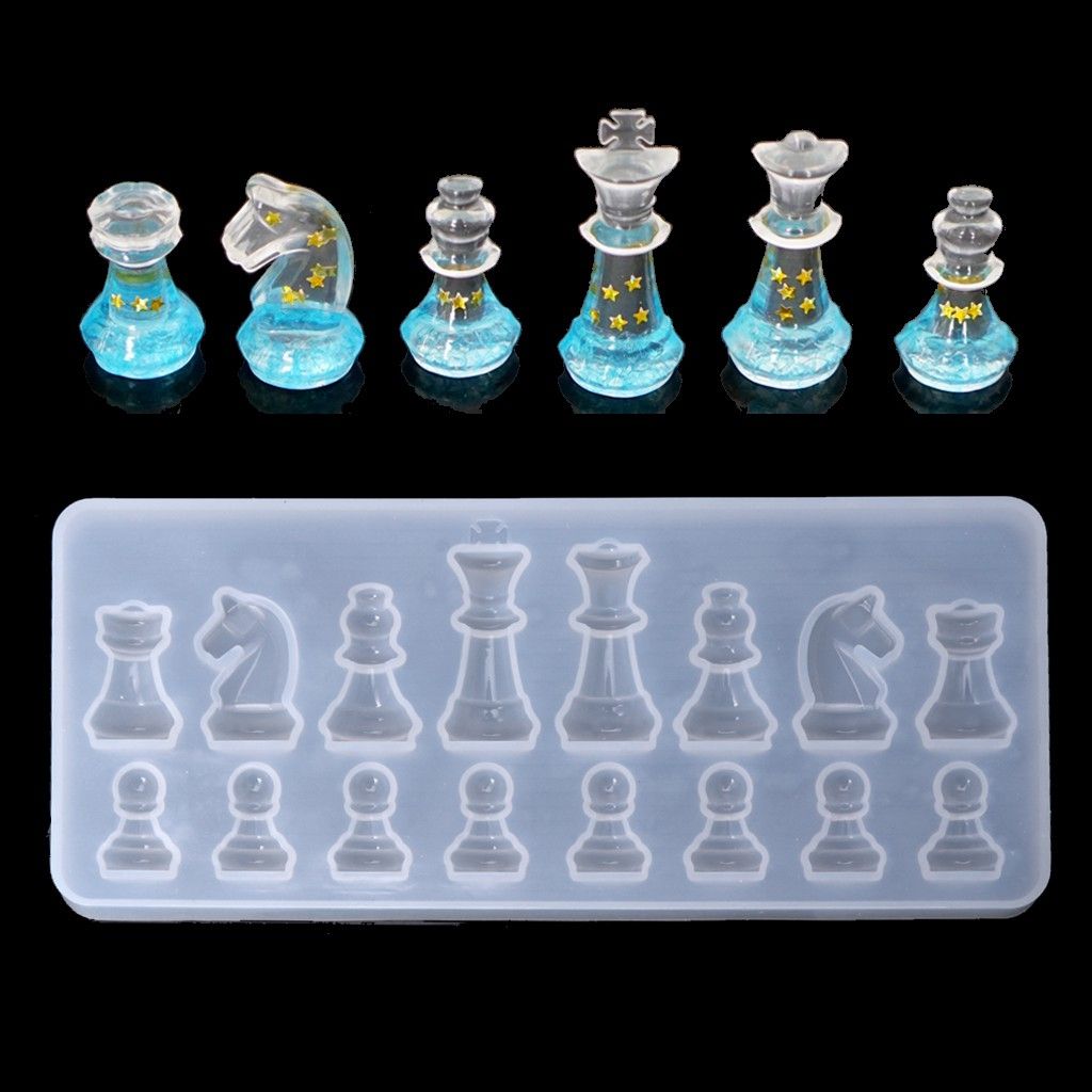 Khuôn silicone hình cờ vua đổ epoxy resin – Công ty TNHH TM Trường ...