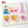 Khuôn Silicone đổ mặt dây chuyền Resin đá quý