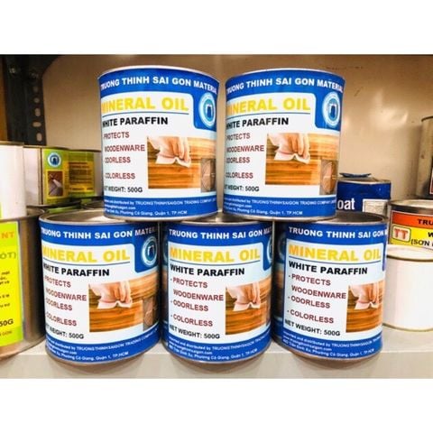  Dầu khoáng (Mineral oil) bảo vệ gỗ - Dầu Parafin trắng lót gỗ 