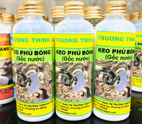  Keo phủ bóng dát vàng gốc nước 