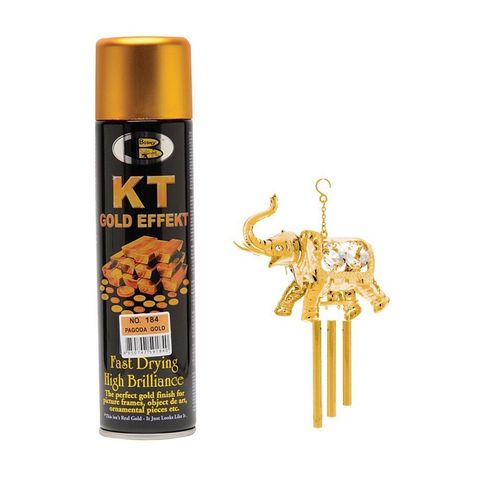  Sơn phun mạ vàng 24K Bosny 220 ML 