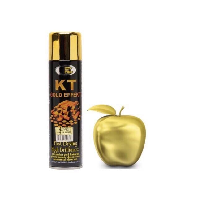 Sơn phun mạ vàng 18K Bosny 220 ML