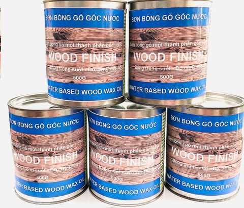  Sơn phủ bóng gỗ gốc nước Wood Finish 500G loại cứng 