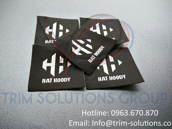 Tem dệt, Nhãn dệt, Nhãn vải, Nhãn chính, Nhãn cổ, Woven label