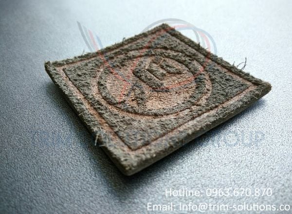 Nhãn da, Nhãn giả da, Nhãn giấy giả da, PU patch, Leather patch