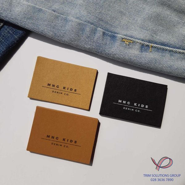 pu, leather label