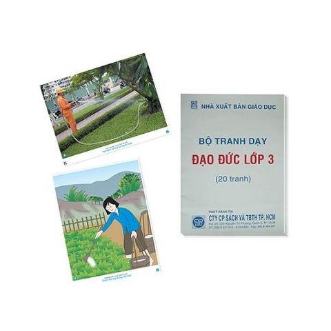 Tranh Đạo Đức Lớp 3 - tranh giấy
