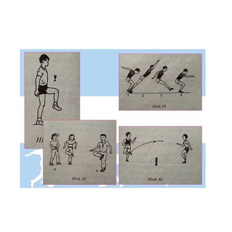 Bộ tranh Thể Dục Lớp 5 (8 tờ)-tranh giấy