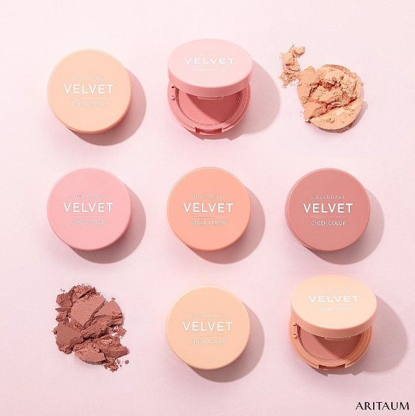 [NEW 2017] Phấn má siêu lì Aritaum Sugarball Velvet Cheek Color