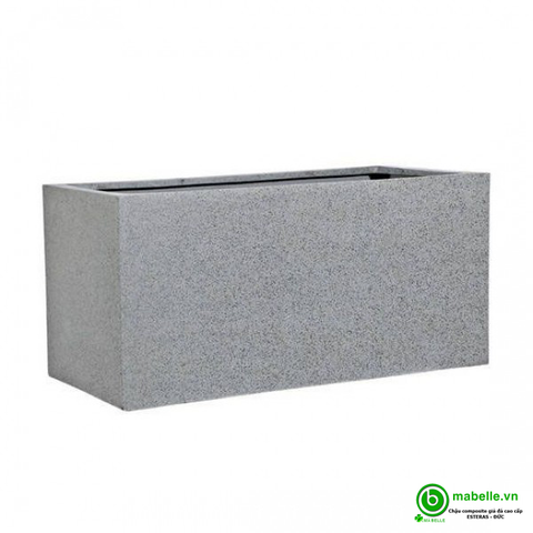 CHẬU COMPOSITE GIẢ ĐÁ ESTERAS - BUREN ( MÀU SMARTLITE GREY )