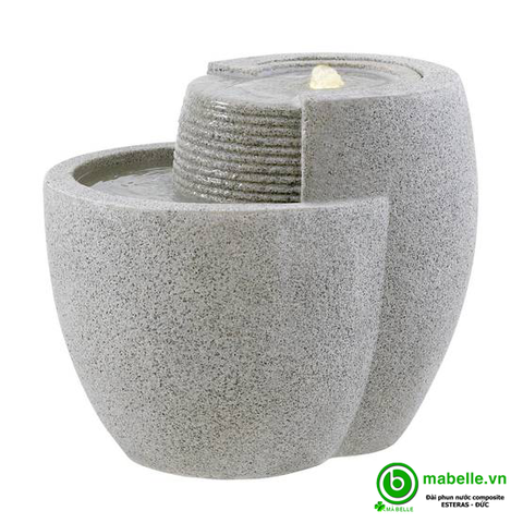 ĐÀI PHUN NƯỚC COMPOSITE ESTERAS - COMALLO   (NATURELITE GRANIT GREY)