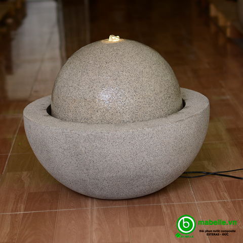 ĐÀI PHUN NƯỚC COMPOSITE ESTERAS - GUAPI   (NATURELITE GRANIT GREY)