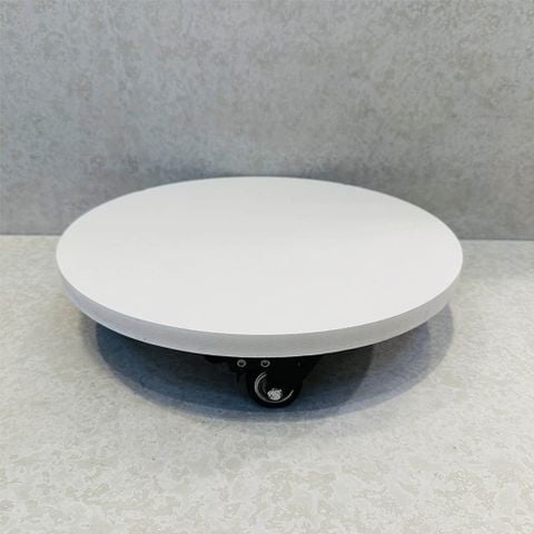 ĐẾ LÓT CHẬU CÂY CÓ BÁNH XE DI CHUYỂN BẰNG GỖ NHỰA COMPOSITE PVC