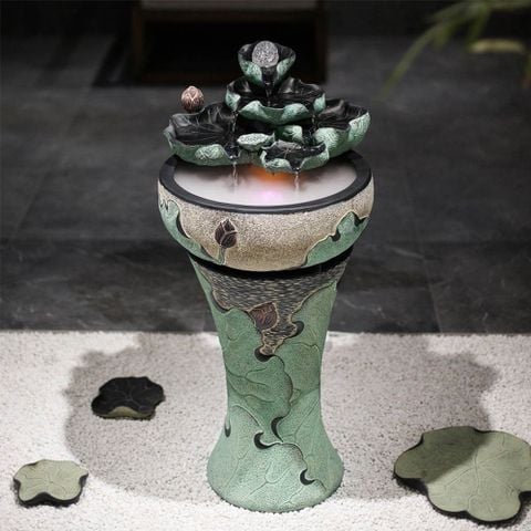 ĐÀI PHUN NƯỚC COMPOSITE  - LOTUS NGỰ SEN