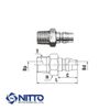 Đầu nối nhanh Nitto 20 PM