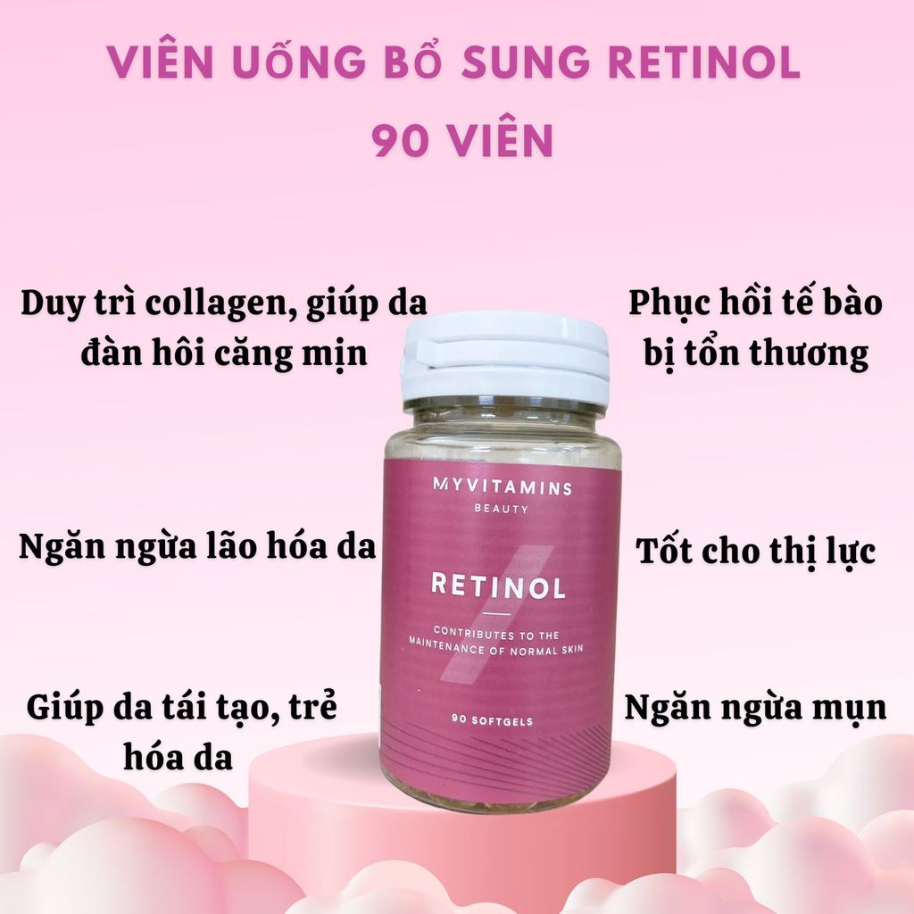 MYVITAMINS VIÊN UỐNG BỔ SUNG RETINOL 90 VIÊN