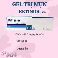 DIFFERINE GEL RETINOL TRỊ MỤN (DATE 6/2024)