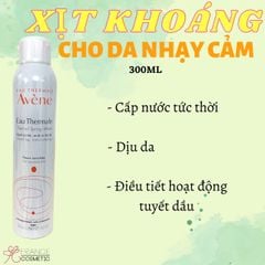 AVENE XỊT KHOÁNG DA NHẠY CẢM 300ML