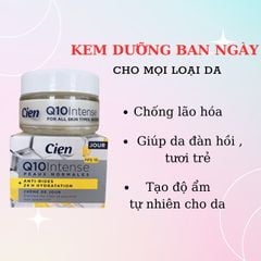 CIEN KEM NGÀY CHỐNG LÃO HÓA, CẤP ẨM CHO DA THƯỜNG- KHÔ Q10 INTENSE 50ML