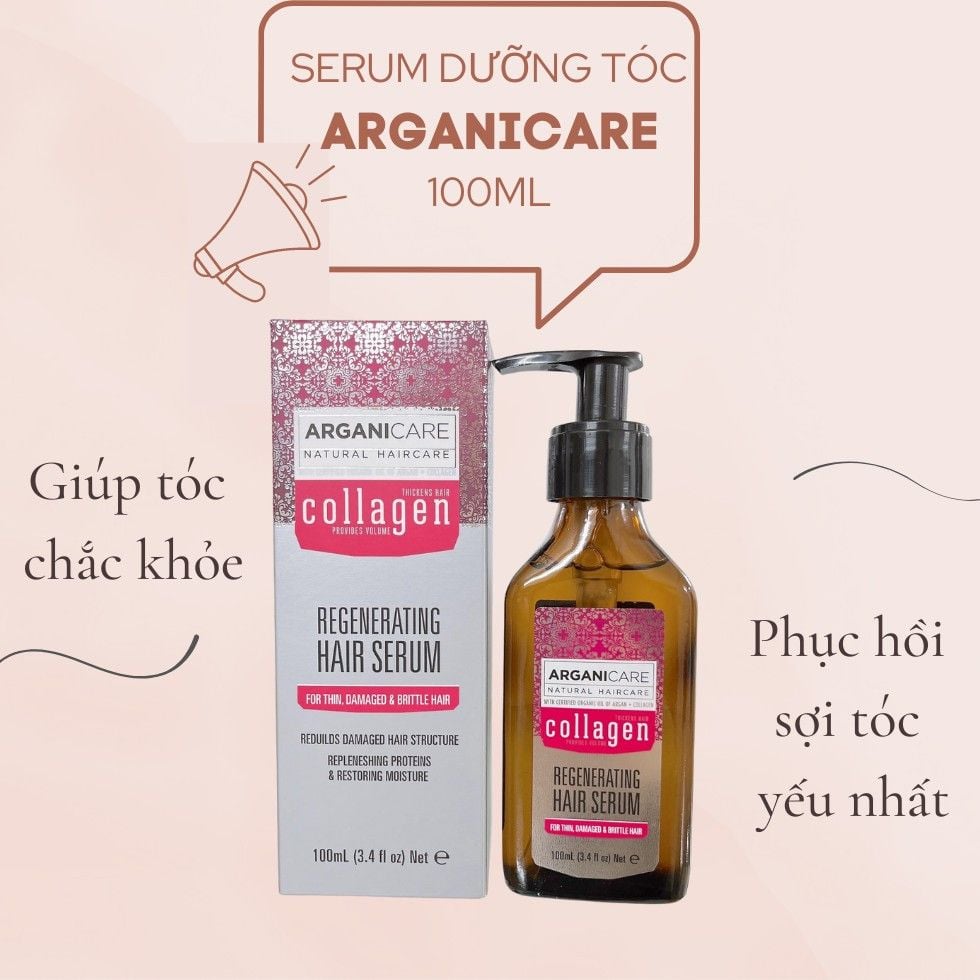 ARGANICARE TINH DẦU DƯỠNG TÓC HAIR SERUM 100ML – Mỹ phẩm Pháp ARGANICARE TINH DẦU DƯỠNG TÓC HAIR SERUM 100ML – Mỹ phẩm Pháp