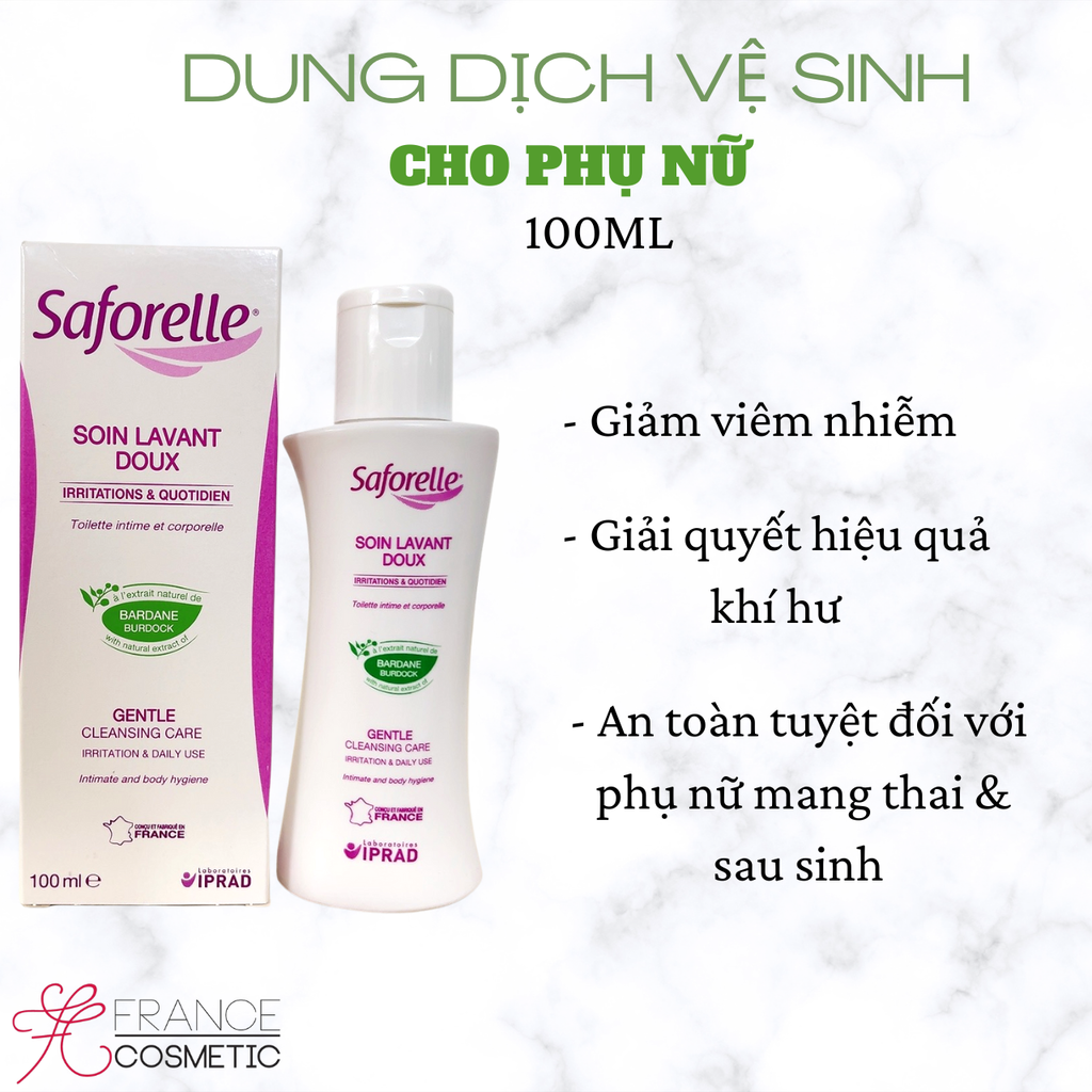 SAFORELLE DUNG DỊCH VỆ SINH PHỤ NỮ 100ML