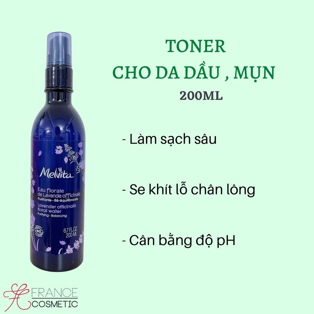 MELVITA TONER LÀM SẠCH CHIẾT XUẤT LAVENDER 200ML